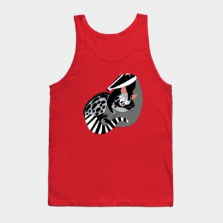 Love 365 Need a hug badgers and genets Red Tank Top